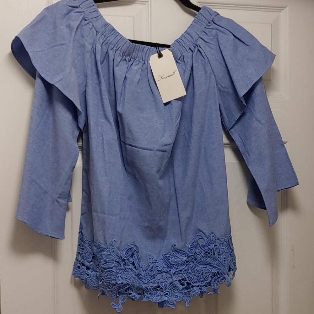 Off the shoulder blouse